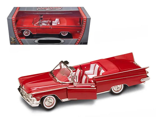 1959 Buick Electra 225 Convertible Red 1/18 Diecast Model Car by Road Signature Road Signature
