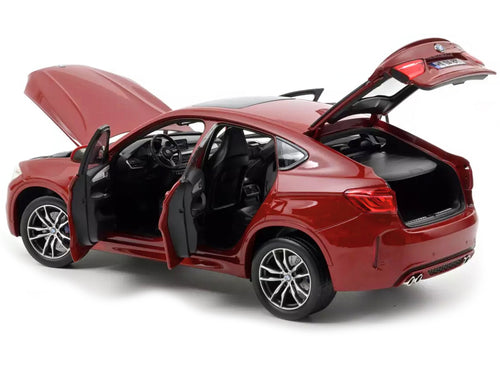2015 BMW X6 M Red Metallic with Sunroof 1/18 Diecast Model Car by Norev Norev