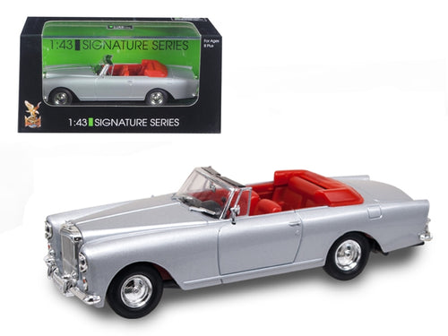 1961 Bentley Continental S2 Park Ward DHC Convertible Silver 1/43 Diecast Car Model by Road Signature Road Signature