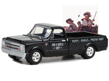 Load image into Gallery viewer, 1968 Chevrolet C-10 Pickup Truck Black &quot;Fish &amp; Tackle Shop&quot; &quot;Norman Rockwell&quot; Series 5 1/64 Diecast Model Car by Greenlight Greenlight
