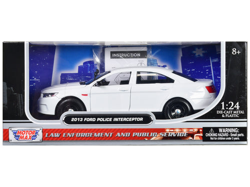 2013 Ford Police Interceptor Unmarked White 